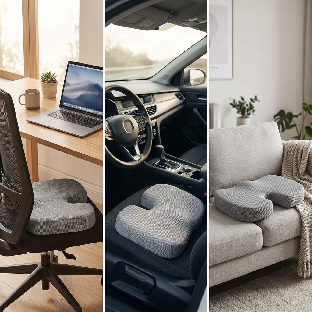 Ovana Seda — Coussin d'Assise Coccyx & Sciatique